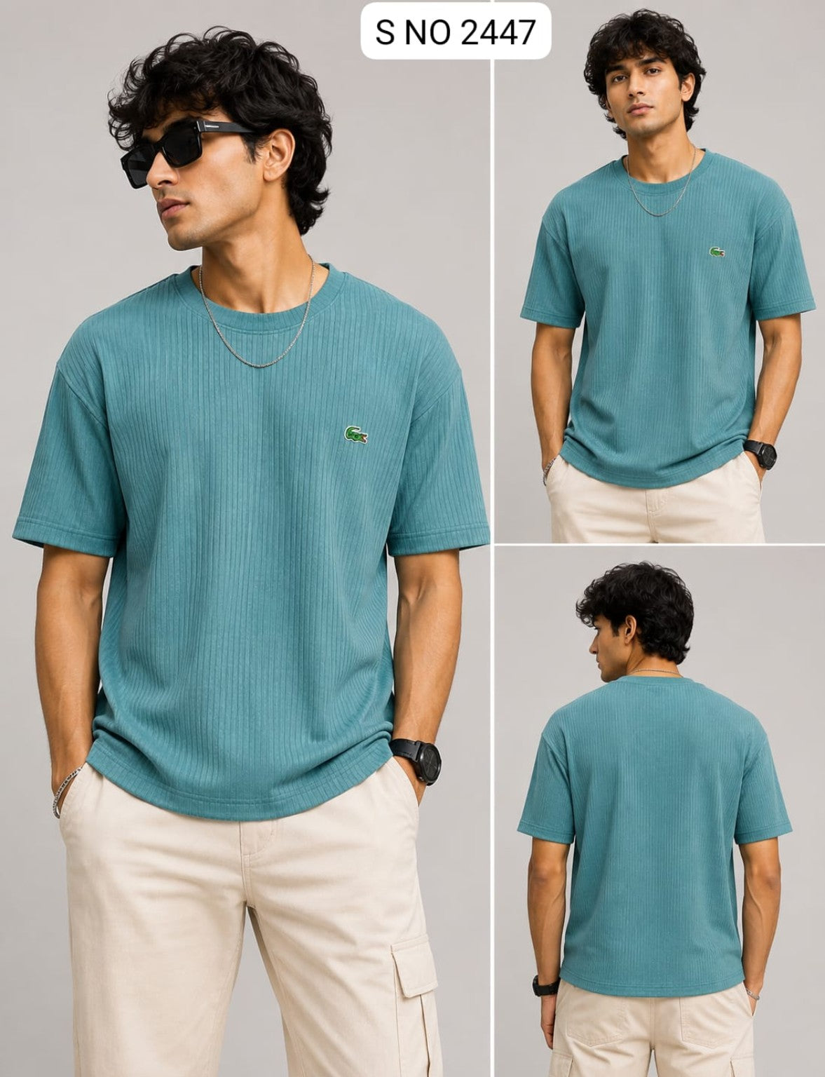 Graph Lycra T-Shirt - Teal
