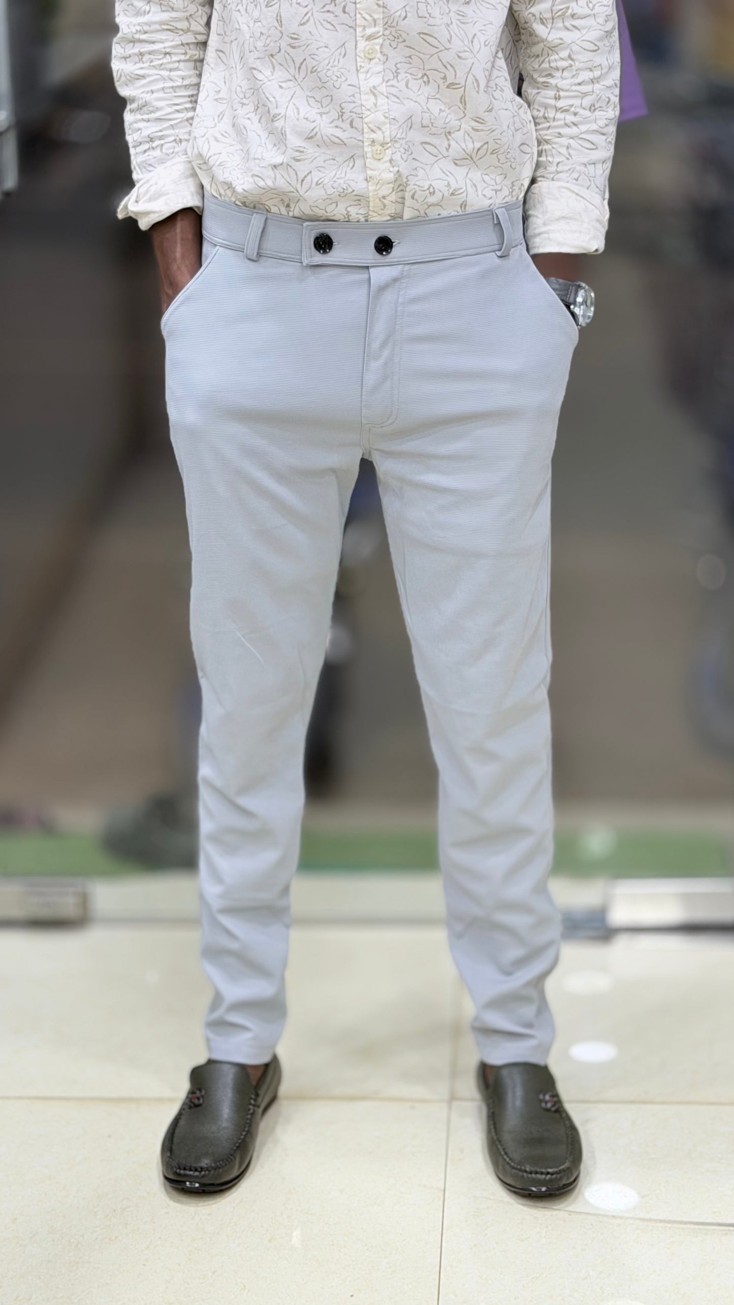 DOUBLE BUTTON 🤍ASH🤍