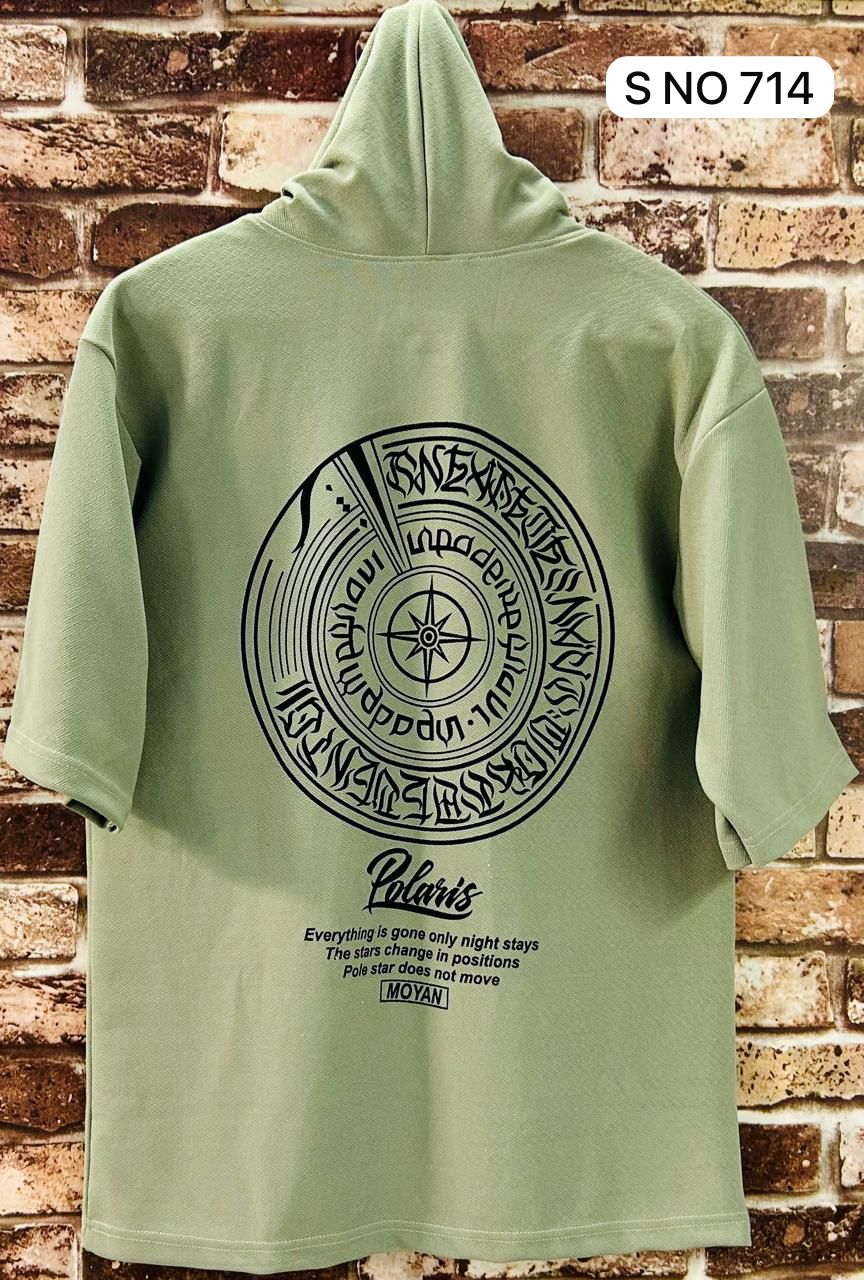 Down shoulder Hoodie