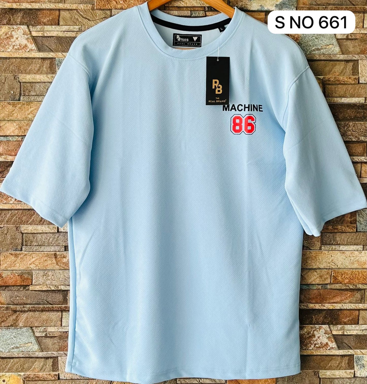 Down shoulder Machine Tshirt