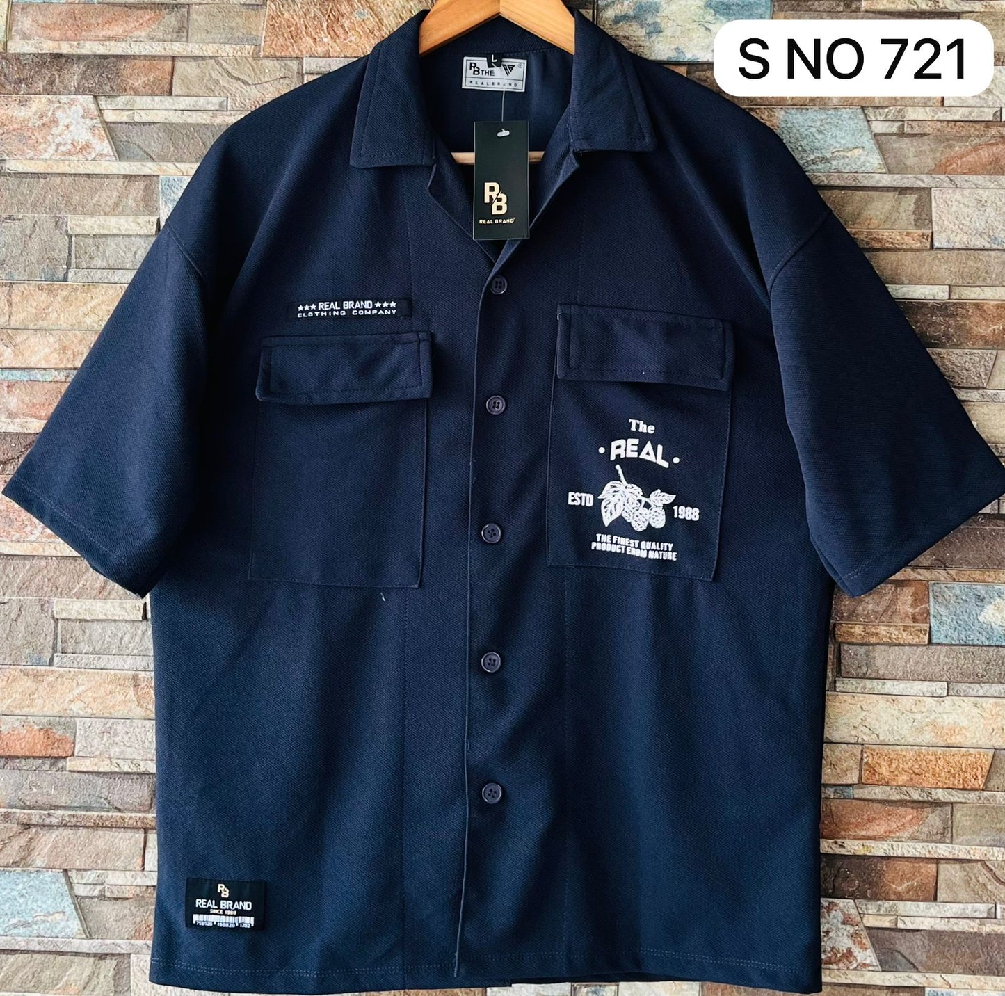 Real Brand Drop Shoulder shirt..