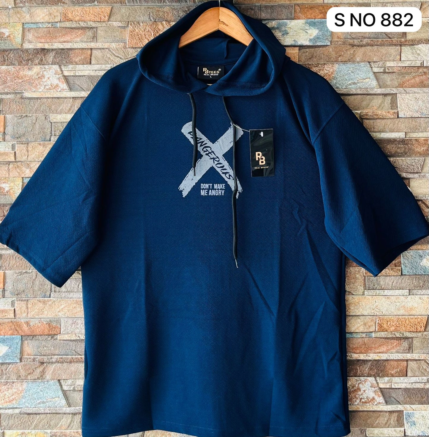 Dangerous Drop shoulder Hoodie T-shirt..