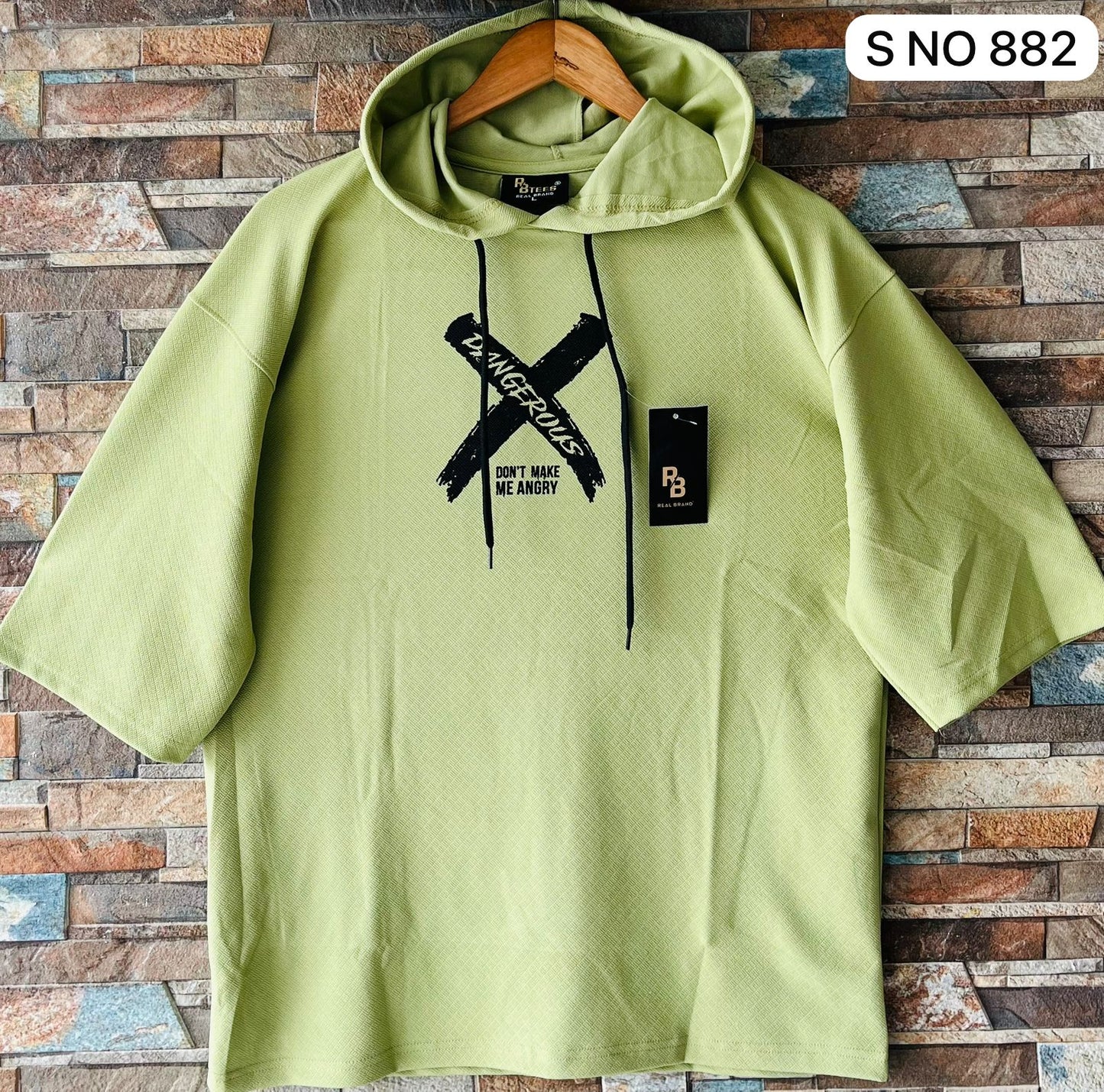 Dangerous Drop shoulder Hoodie T-shirt..