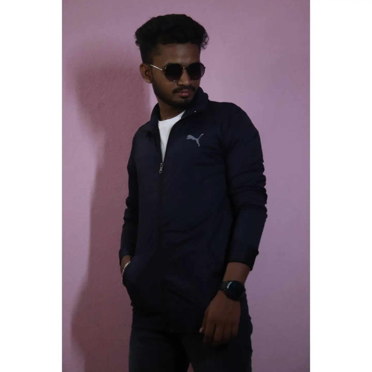 ZIPPER JACKET π§₯ NAVY BLUE