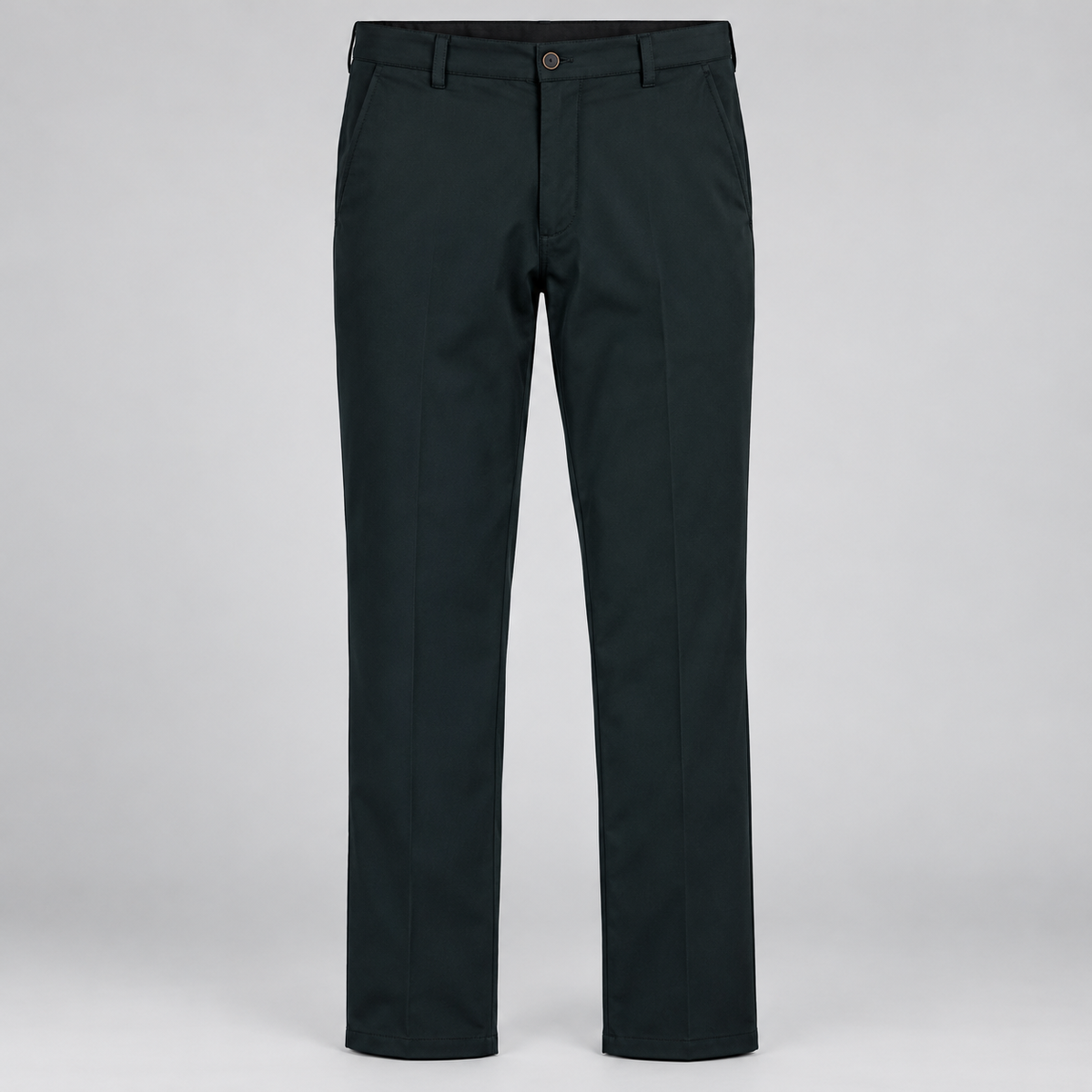 Button Waist Trousers - Dark Green — product front