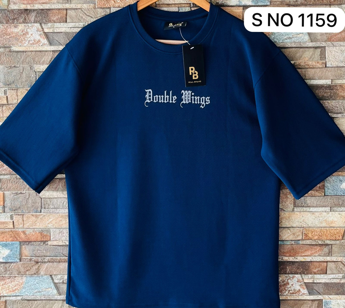 Down shoulder printed Tshirt...
