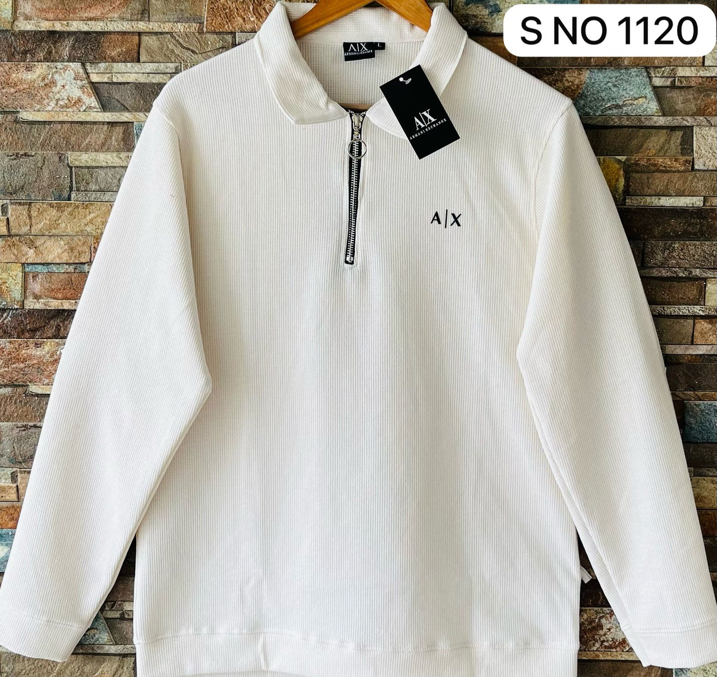 KOREAN ZIPPER FULL HAND TSHIRT...