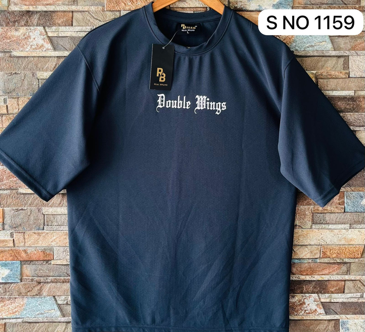 Down shoulder printed Tshirt...