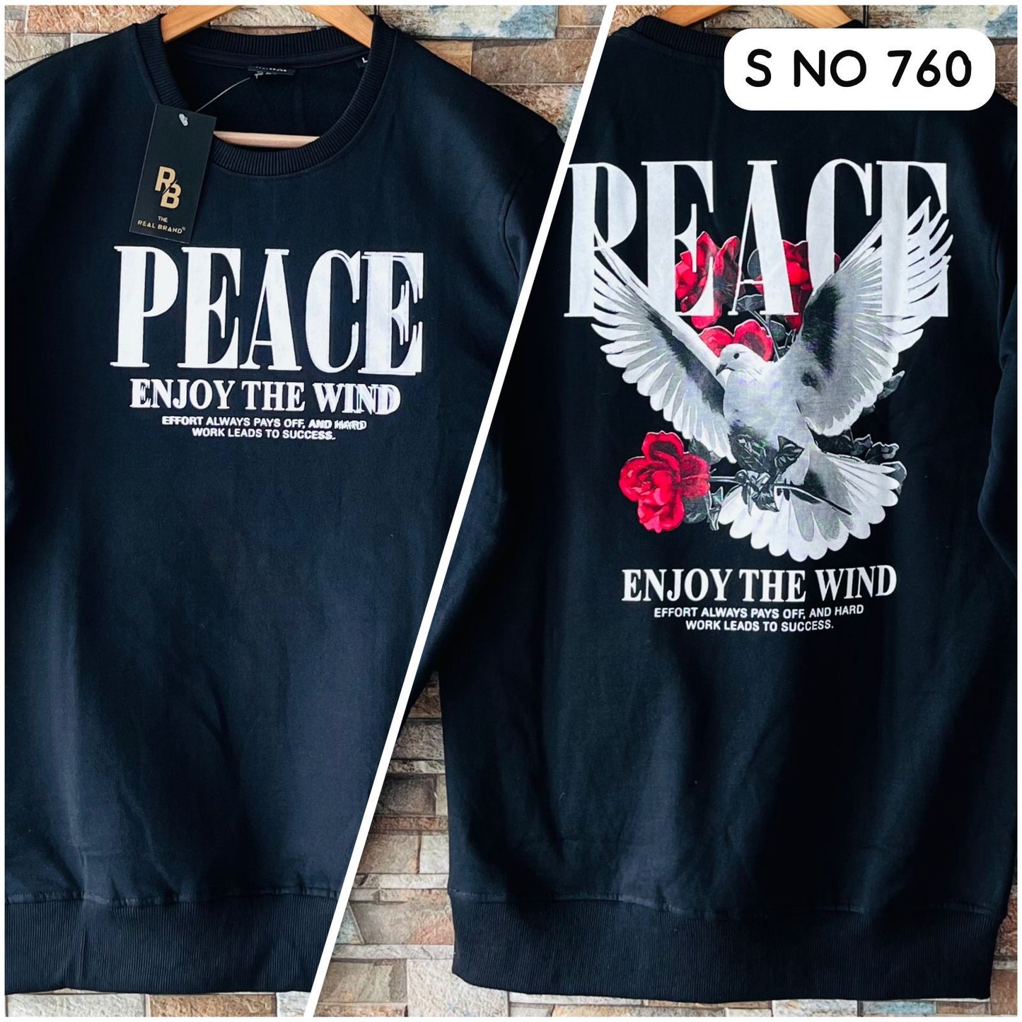 Full Hand Back Printed T-shirt...