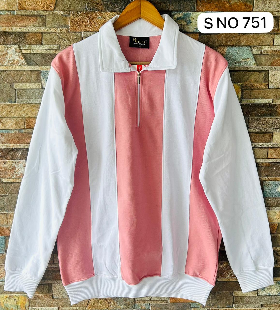 KOREAN ZIP FULL HAND TSHIRT..