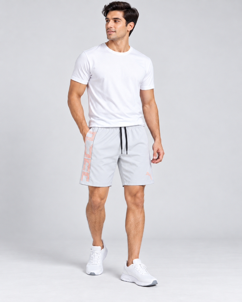NS Paper Feel Sports Shorts - Light Grey