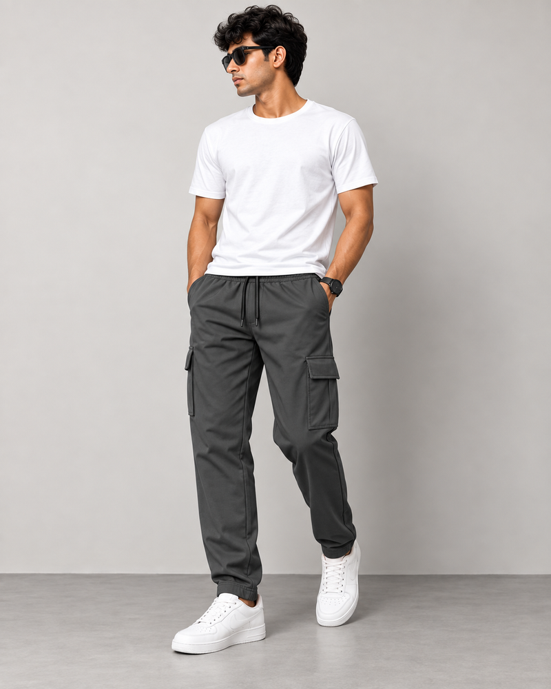 O/M Cargo Pant - Dark Grey