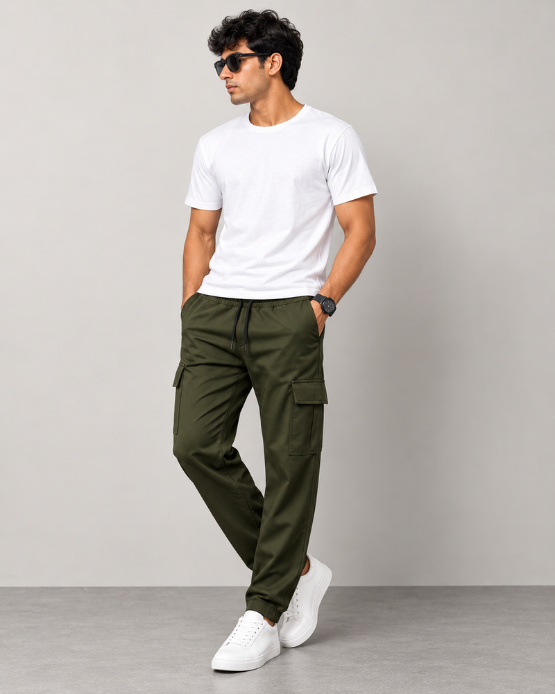 O/M Cargo Pant - Olive Green