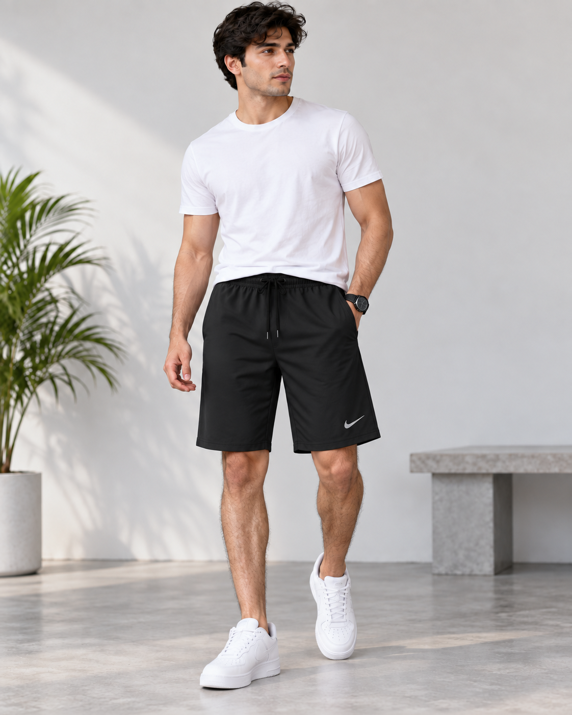 Black 4 way shorts code 381