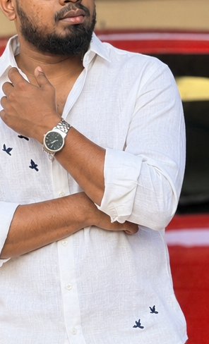 Premium Solid Shirt — White