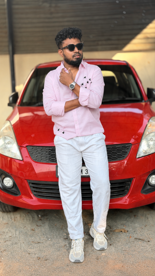 Premium Solid Shirt — Pink