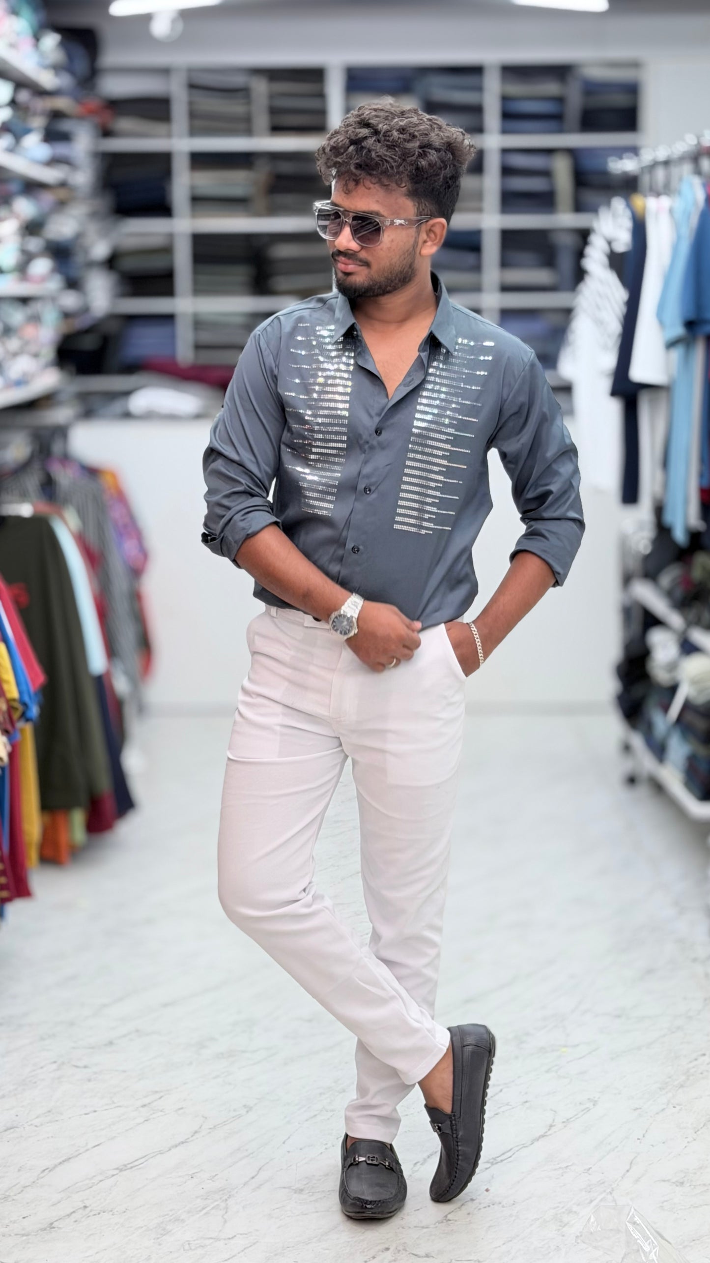 DOUBLE BUTTON 🤍 WHITE 🤍