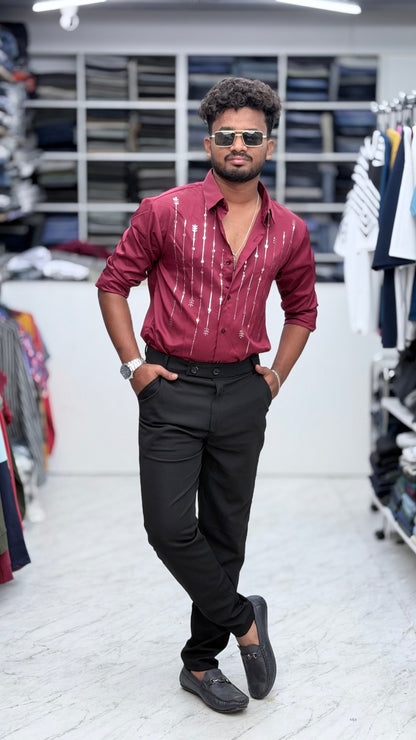 Double Button Pant Black