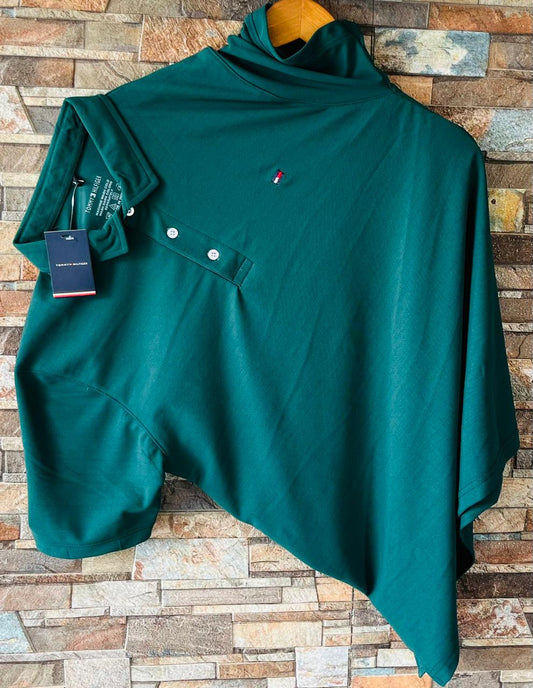 Half sleeve polo neck Tshirt