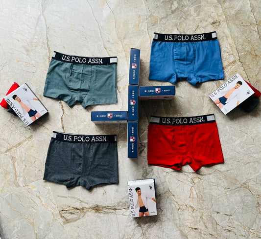 US. POLO TRUNKS COMBO OF 3 PIECE