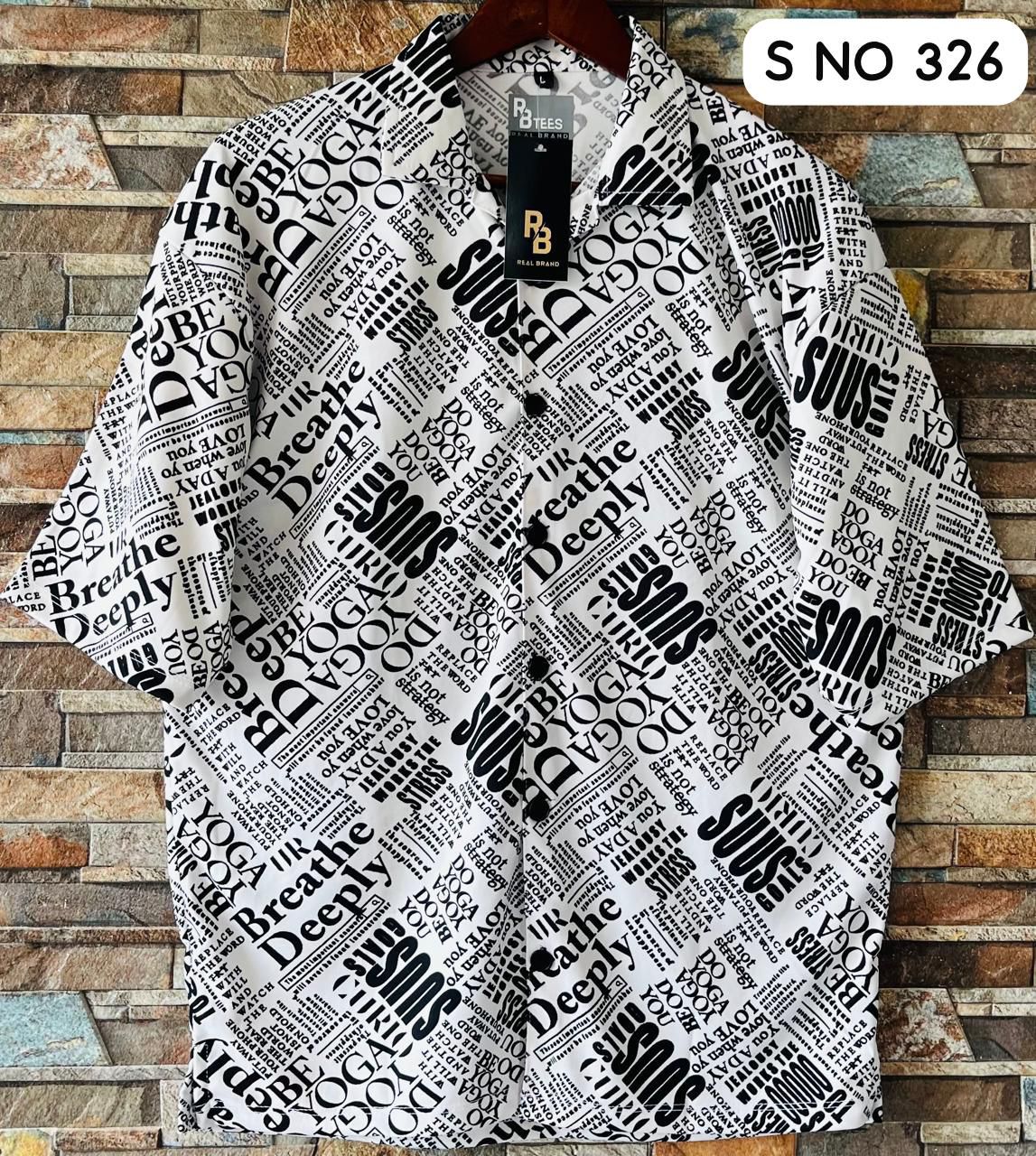 Downshoulder lycra printed Shirt...