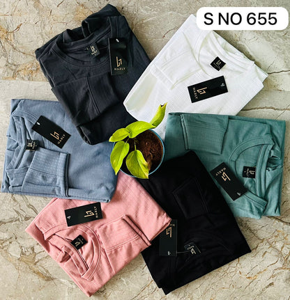 Plain full sleeve T-shirt..