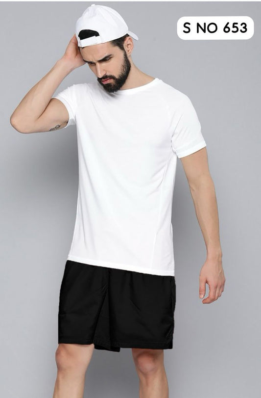 Cotton half hand tshirt..