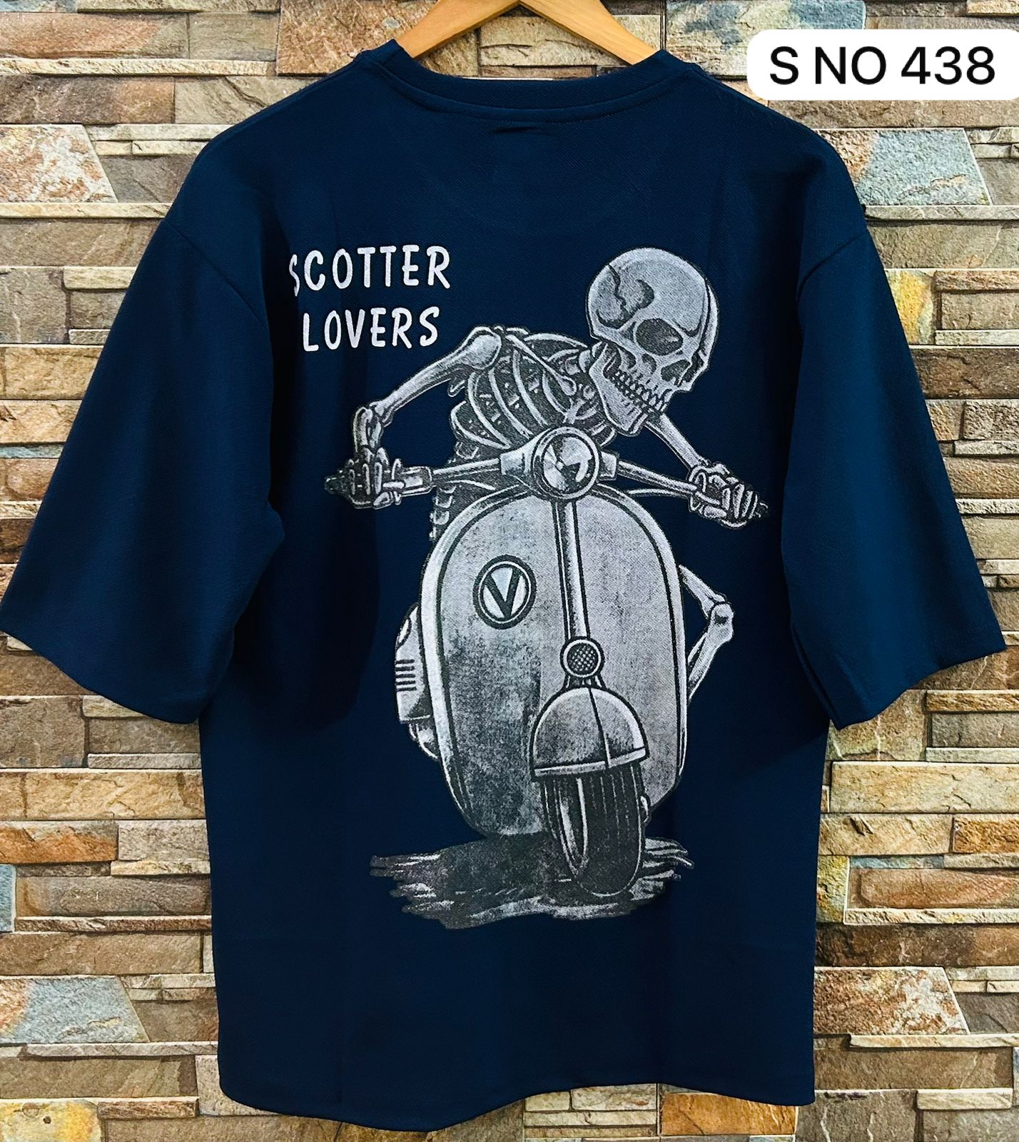 Down shoulder scooter lover Tshirt