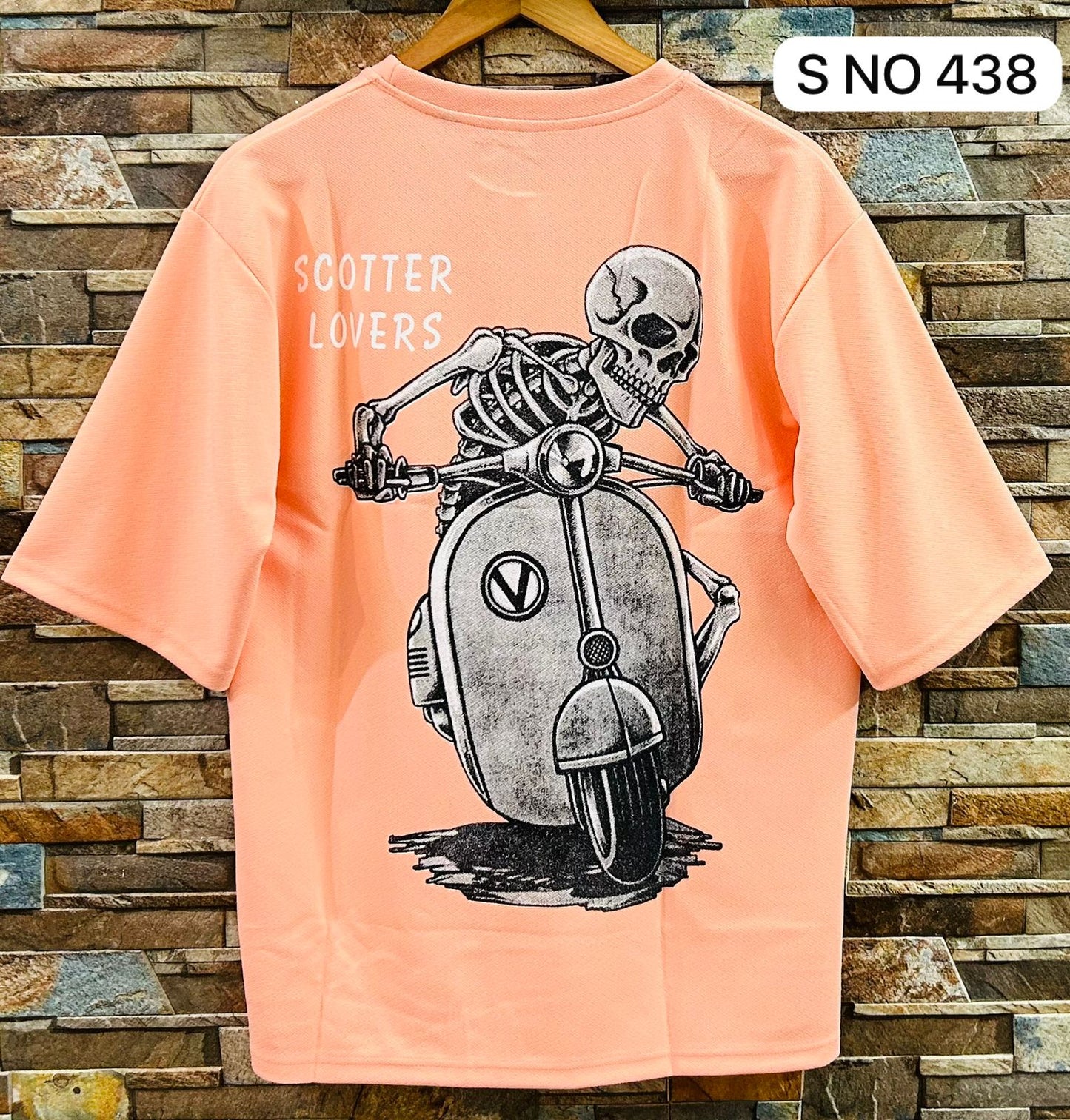 Down shoulder scooter lover Tshirt