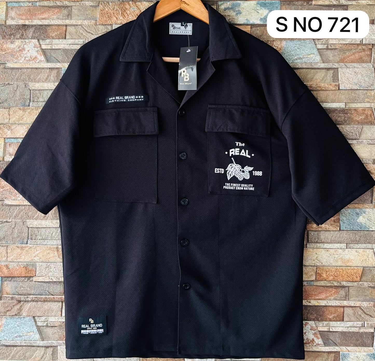 Real Brand Drop Shoulder shirt..