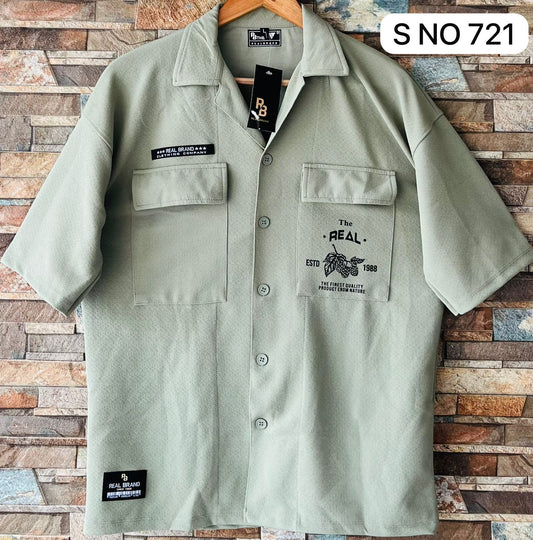 Real Brand Drop Shoulder shirt..