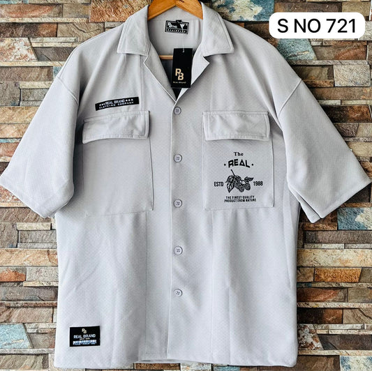 Real Brand Drop Shoulder shirt..