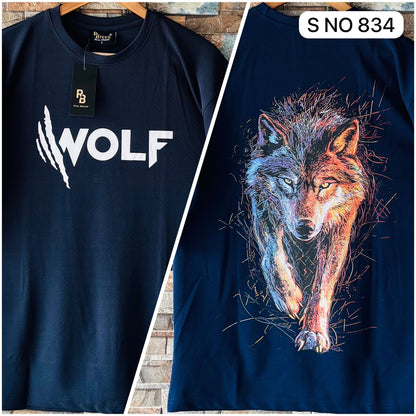 Wolf Drop Shoulder T-shirt..