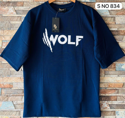 Wolf Drop Shoulder T-shirt..