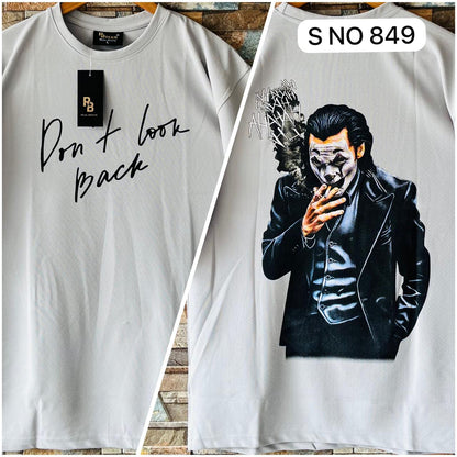 Don't look back drop shoulder T-shirt..