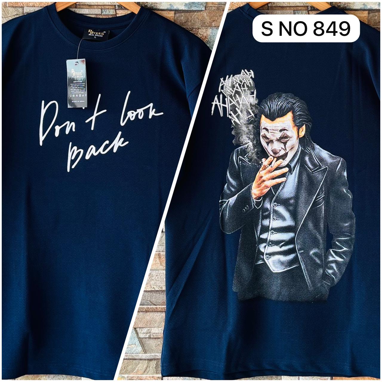 Don't look back drop shoulder T-shirt..