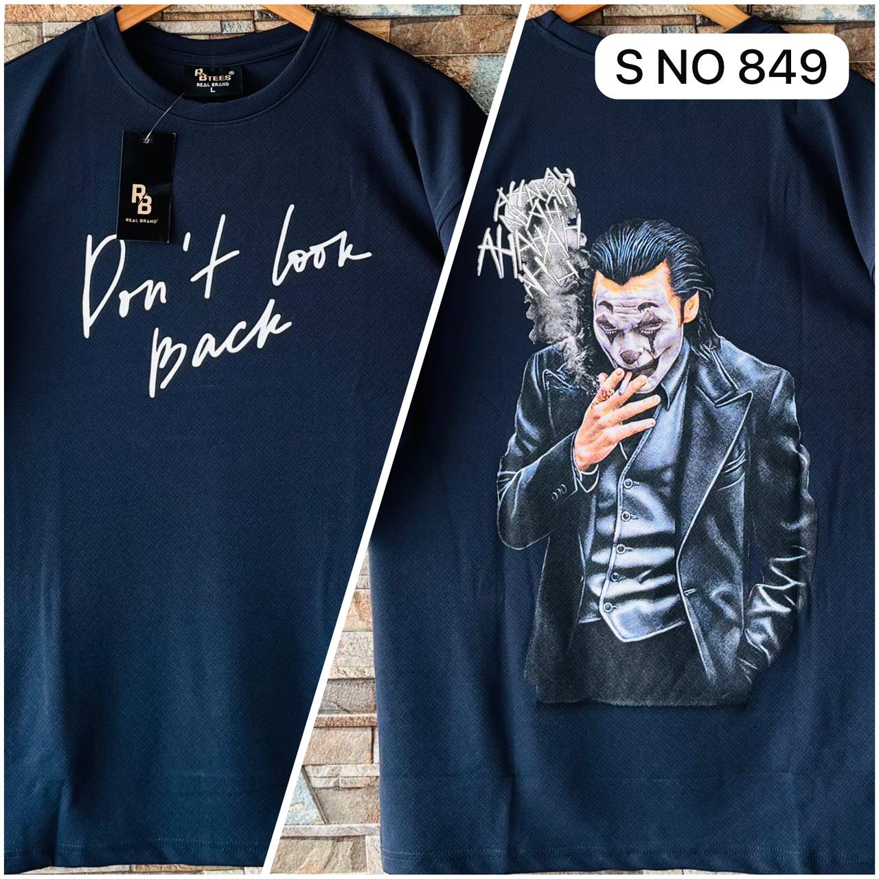 Don't look back drop shoulder T-shirt..