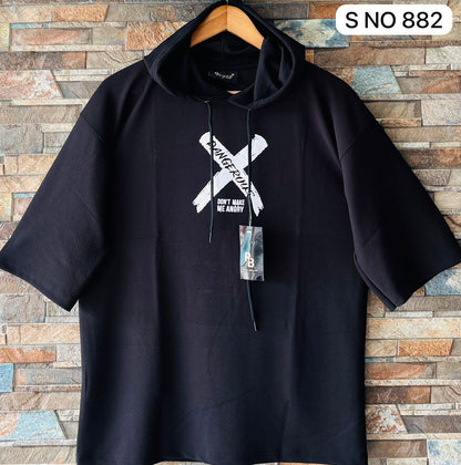 Dangerous Drop shoulder Hoodie T-shirt..
