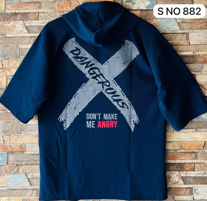 Dangerous Drop shoulder Hoodie T-shirt..