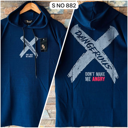 Dangerous Drop shoulder Hoodie T-shirt..