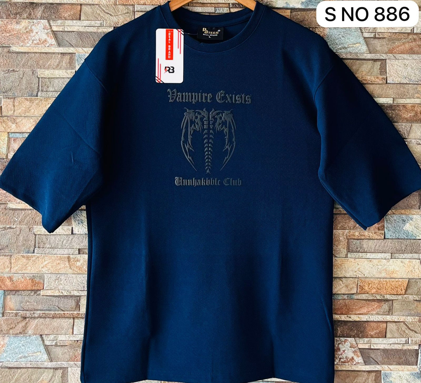 Down shoulder NF NT Printed Tshirt