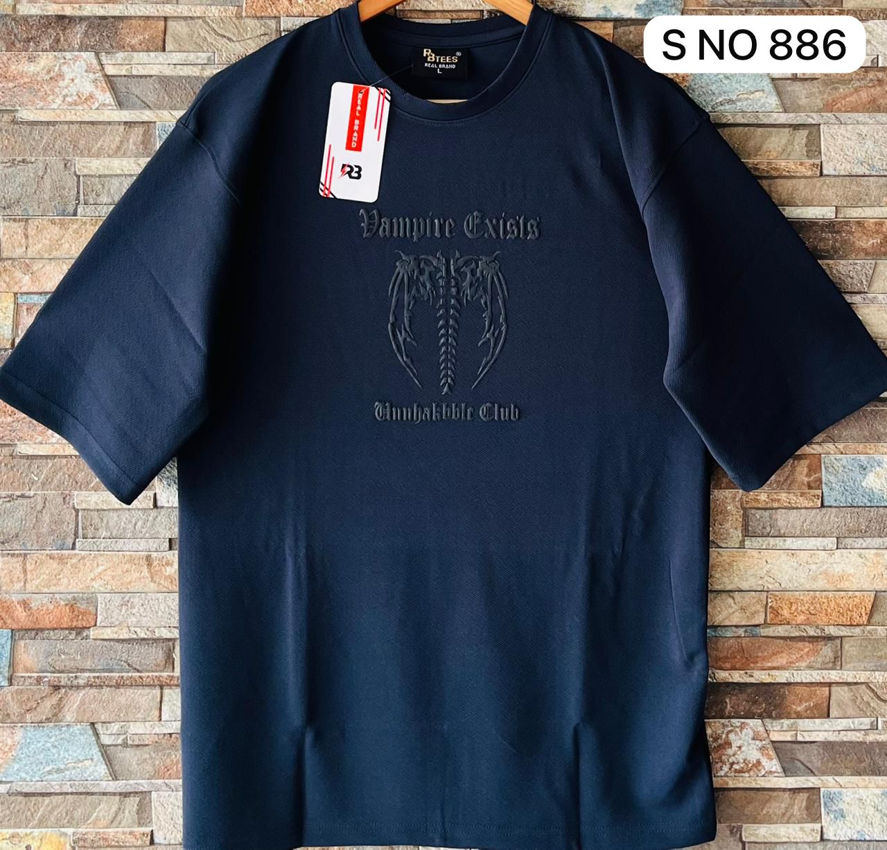 Down shoulder NF NT Printed Tshirt