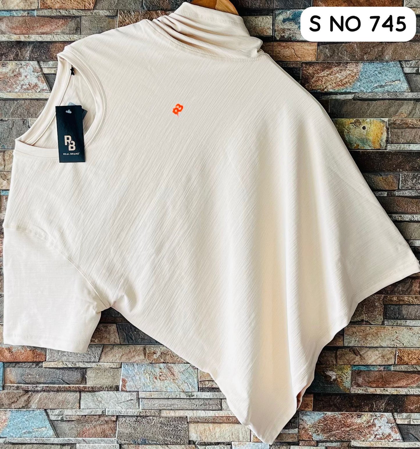 RB cotton half hand T-shirt..