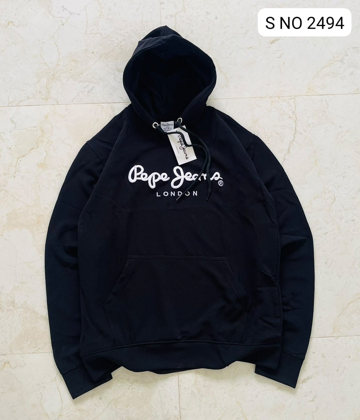 SN 2494 hoodie in black