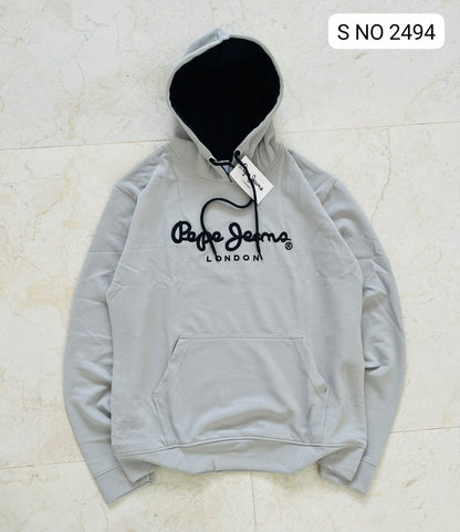 SN 2494 hoodie in light grey