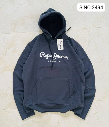 SN 2494 hoodie in slate blue