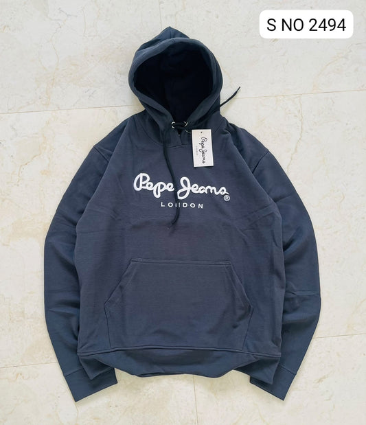 SN 2494 hoodie in slate blue