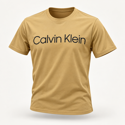 Men's Sandal printed short-sleeve round-neck T-shirt — 3D product view