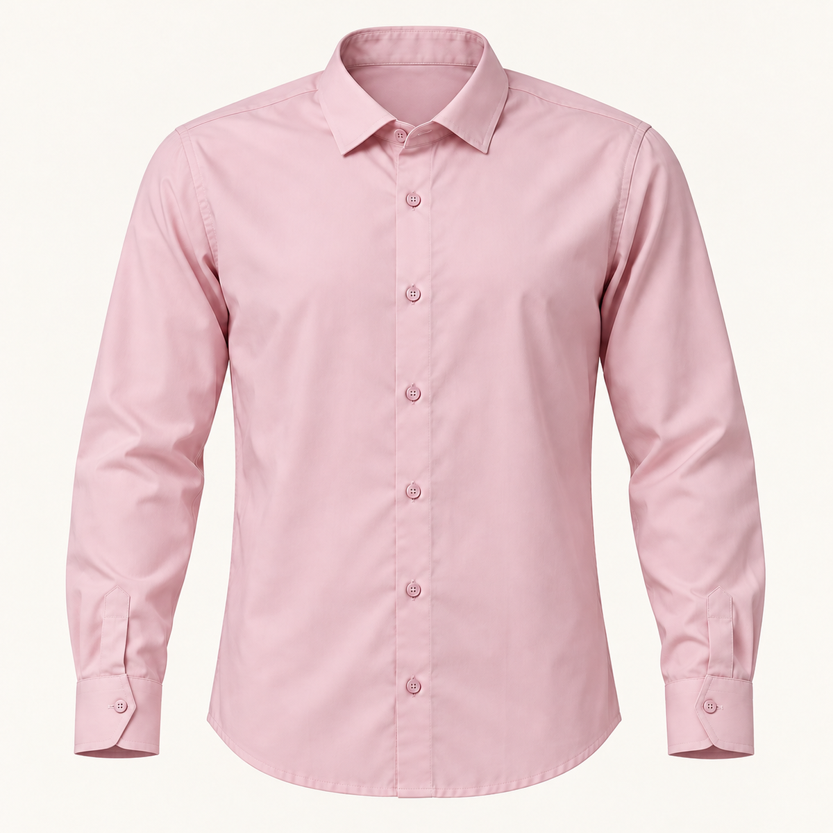 Plain Full Sleeve Shirt - Lilac Pink - product front