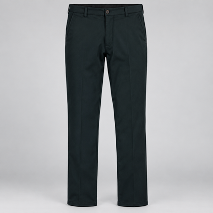 Button Waist Trousers - Dark Green — product front